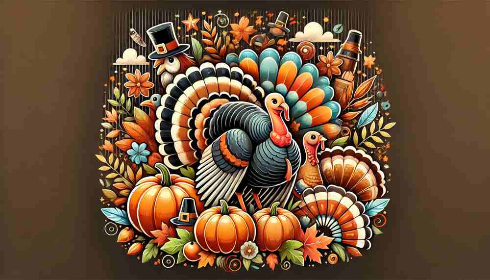 Clipart:t4h-x66pih4= turkey - Versatile Design Asset for All Projects