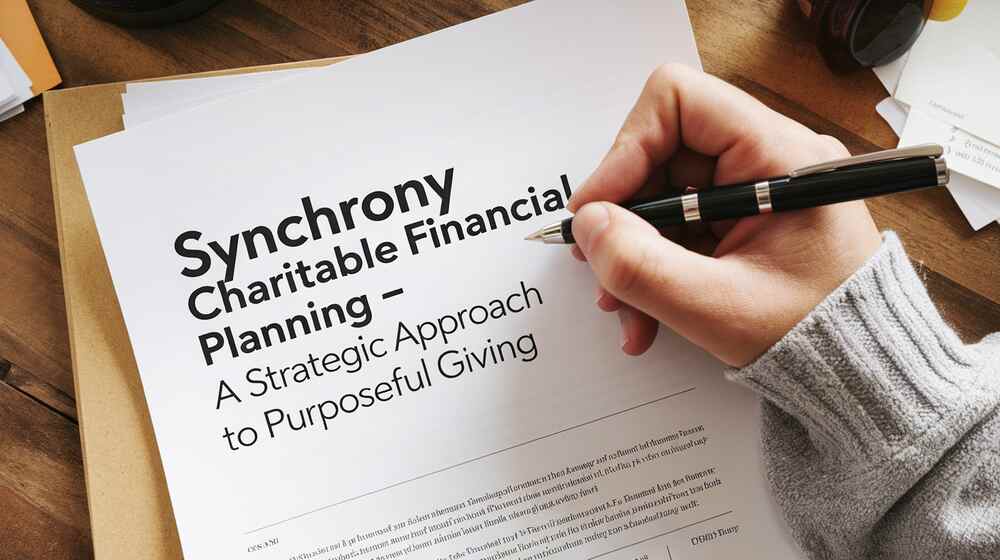 Synchrony Charitable Financial Planning – A Strategic Approach to Purposeful Giving