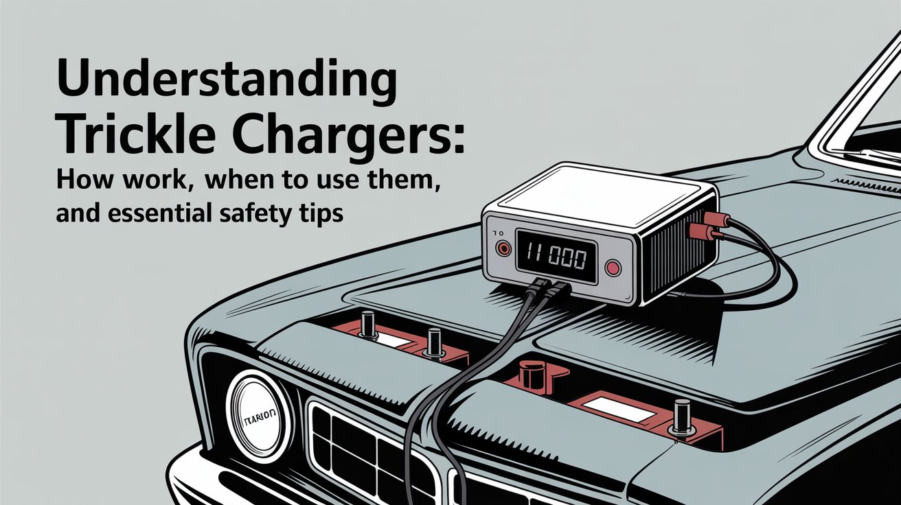 Understanding Trickle Chargers How They Work, When to Use Them, and Essential Safety Tips