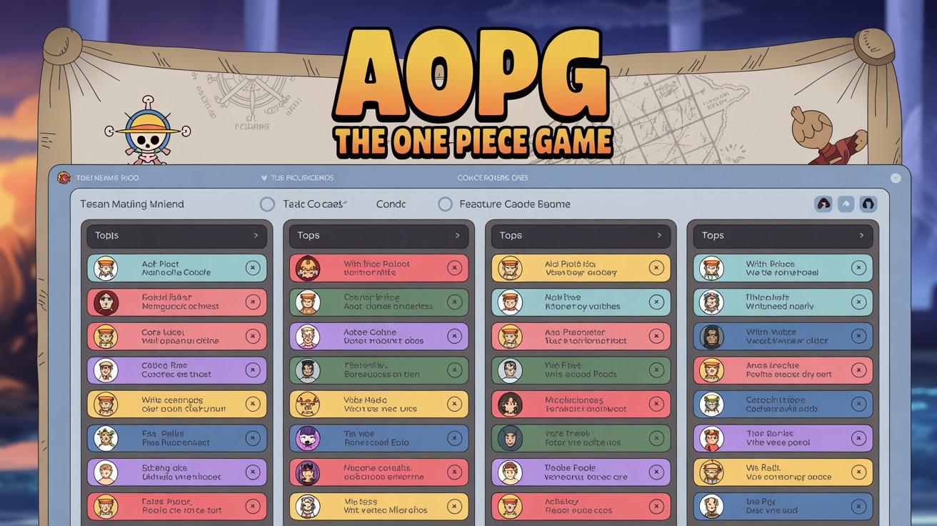 Mastering AOPG Trello The Ultimate One Piece Game Guide (2025 Edition)