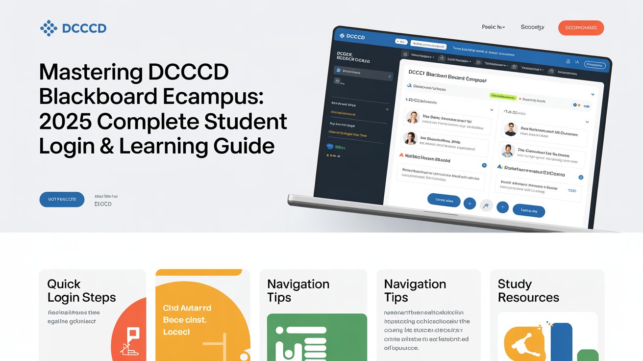Mastering DCCCD Blackboard eCampus 2025 Complete Student Login & Learning Guide